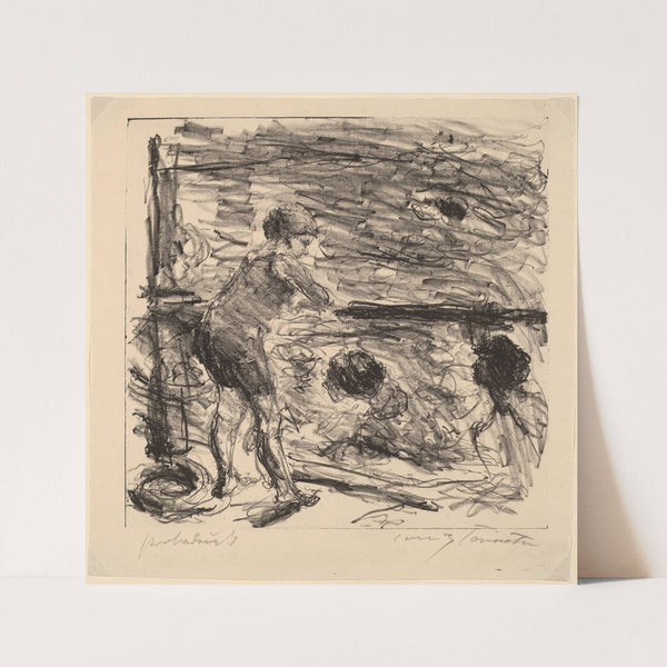 The Bath House (Badeanstalt) (1920) by Lovis Corinth