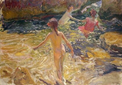 The Bath, Jávea (1905)