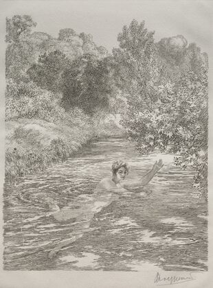 The Bather (c. 1860-70)