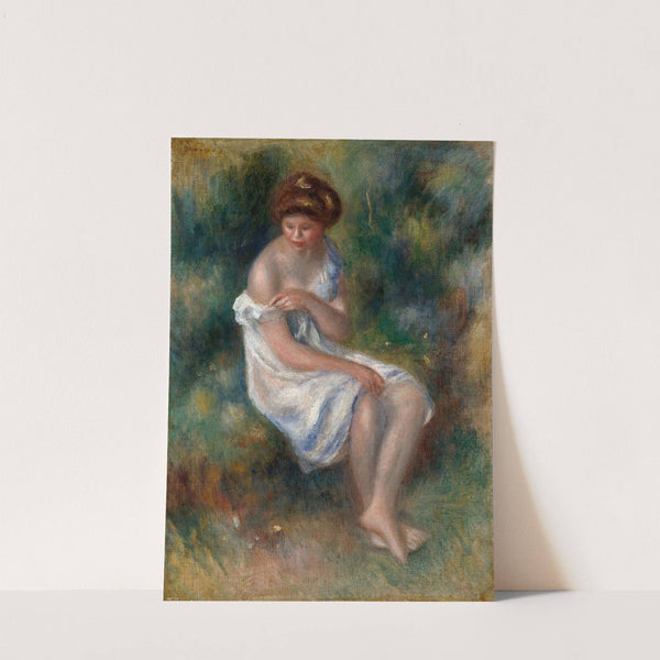 The Bather by Pierre-Auguste Renoir