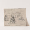 The bathers by Rembrandt van Rijn