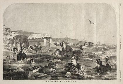 The Baths at Newport (1858)
