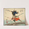 The Battle at Uji Bridge (1882) by Tsukioka Yoshitoshi