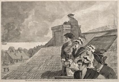 The Battle of Bunker Hill – Watching the Fight from Copp’s Hill, in Boston (1875)
