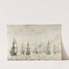 The Battle of Dunkirk (1659) by Willem van de Velde the Elder