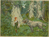 Little Red Riding Hood and the wolf (1904)