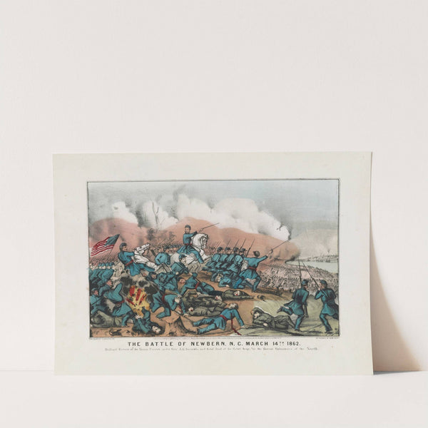 The battle of Newbern, N.C. March 14th 1862 (1862) by Currier & Ives.
