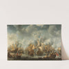 The Battle of Terheide (1653 - 1666) by Jan Abrahamsz Beerstraaten
