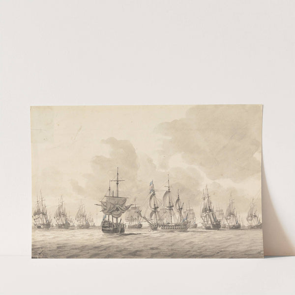 The Battle of the Dogger Bank, 5th August, 1781 by Dominic Serres