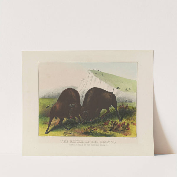 The battle of the Giants by Currier & Ives.