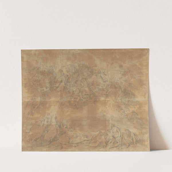 The Battle of the Huns by Wilhelm von Kaulbach