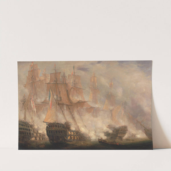 The Battle of Trafalgar by John Christian Schetky