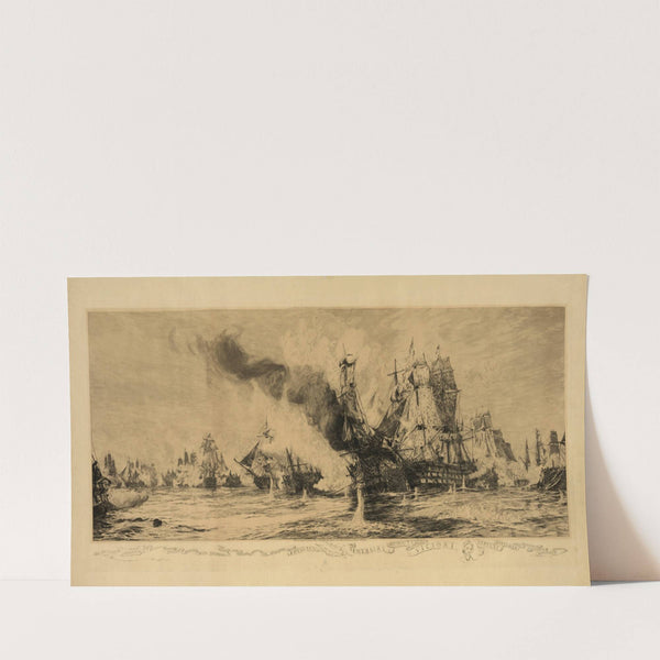 The Battle of Trafalgar (1893) by William Lionel Wyllie