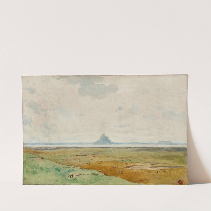 The bay of the Mont Saint-Michel with the rock of Tombelaine by Alexandre Ségé