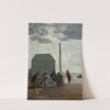 The Beach at Deauville (1864) by Eugène Boudin