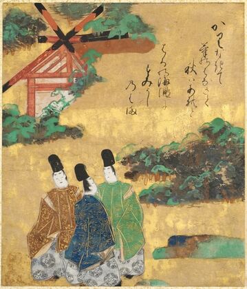 The Beach at Sumiyoshi from the Tales of Ise (c. 1634)