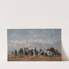 The Beach at Trouville (1871) by Eugène Boudin