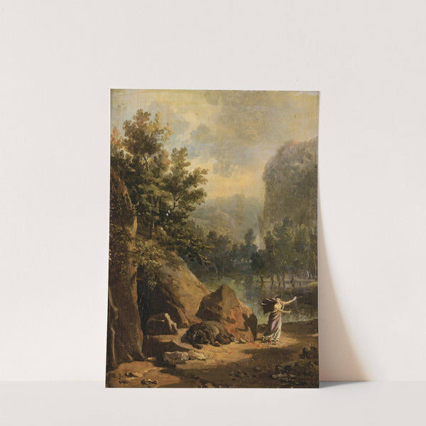 The Bearess: A Frightened Young Lady by Nicolas-Antoine Taunay