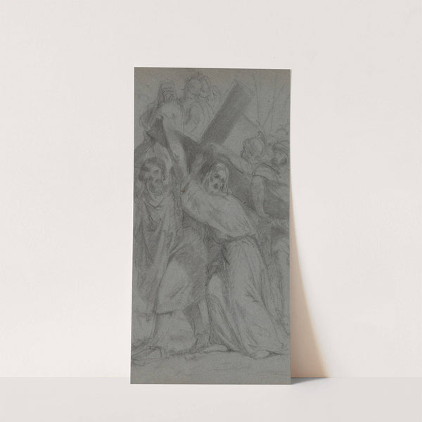The Bearing of the Cross by Jean Antoine Verschaeren