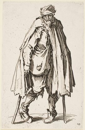 The Beggar on Crutches Carrying a Sack (1622)
