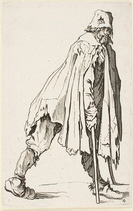 The Beggar on Crutches Wearing a Hat (1622)