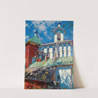 The Belfry Of The Pskovo-Pechersky Monastery (1929) by Sergei Arsenevich Vinogradov