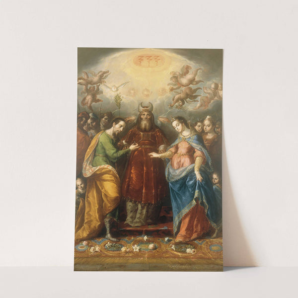The Betrothal Of The Virgin To Saint Joseph by Cristóbal De Villalpando