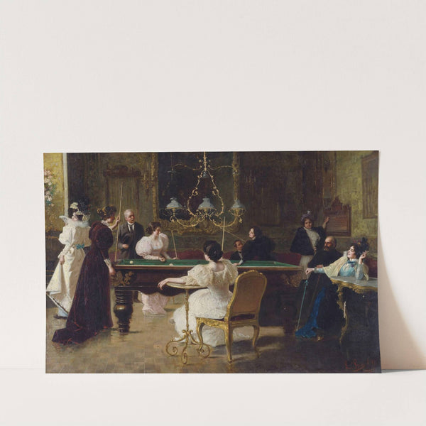 The Billiards Players by Luigi Sorio