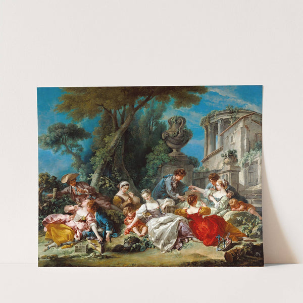 The Bird Catchers (1748) by François Boucher