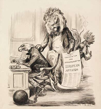 The bird of freedom. B of F. Don’t bother me, I am not free until after election (1920) — size preview