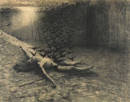 The birds of Lake Stymphale (1888) — size preview