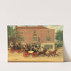 The Birmingham Tally-Ho! Coaches Passing The Crown Inn, Holloway (1826) by James Pollard
