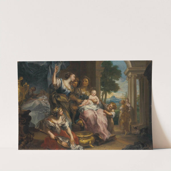 The Birth Of The Virgin by Genoese School