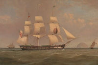 The Black Ball Line Packet Ship ‘New York’ off Ailsa Craig
