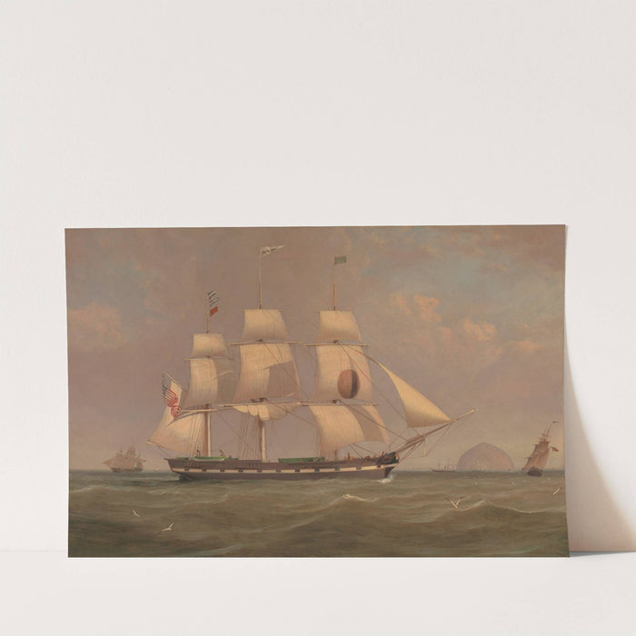 The Black Ball Line Packet Ship 'New York' off Ailsa Craig by William Clark