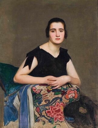 The black dress