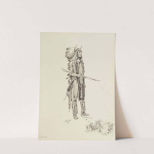 The Blackfeet Warrior (1900) by Charles Marion Russell