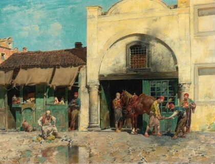 The blacksmith’s shop