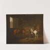 The Blacksmith&#039;s Shop by Henry Bernard Chalon