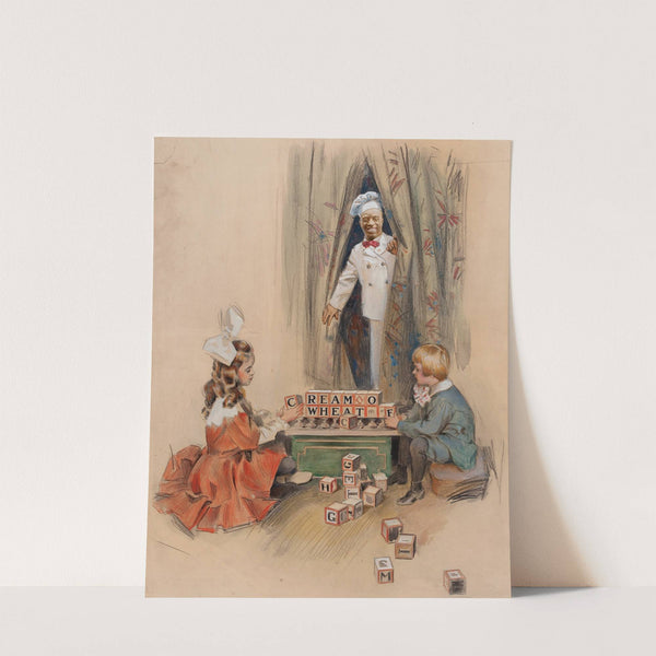 The Blocks Tells the Story, Cream of Wheat advertisement by Otto J. Schneider