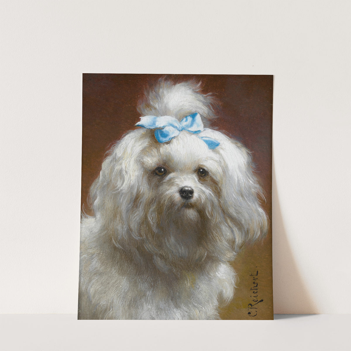 The blue bow by Carl Reichert