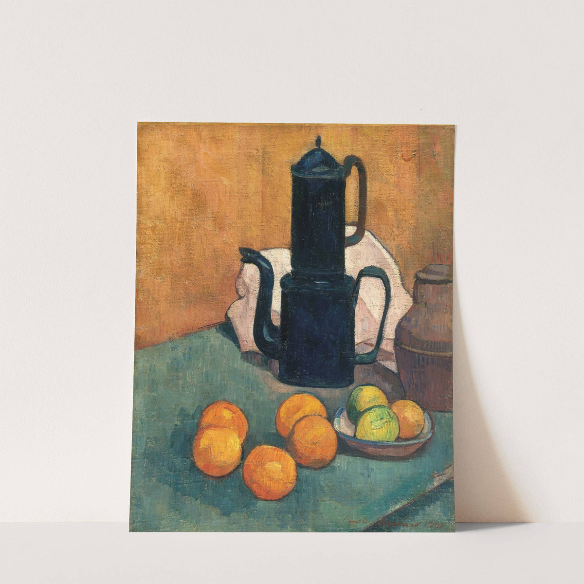 The blue coffee pot (1888) by Emile Bernard