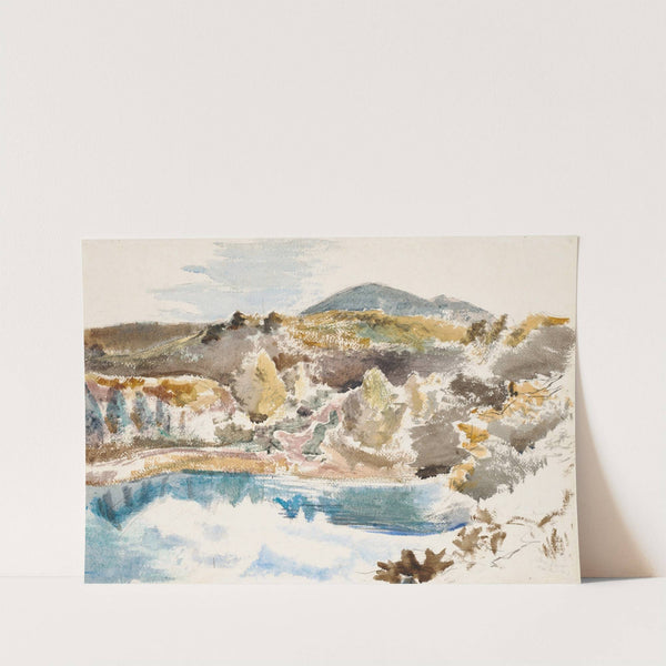 The Blue Pool by Paul Nash