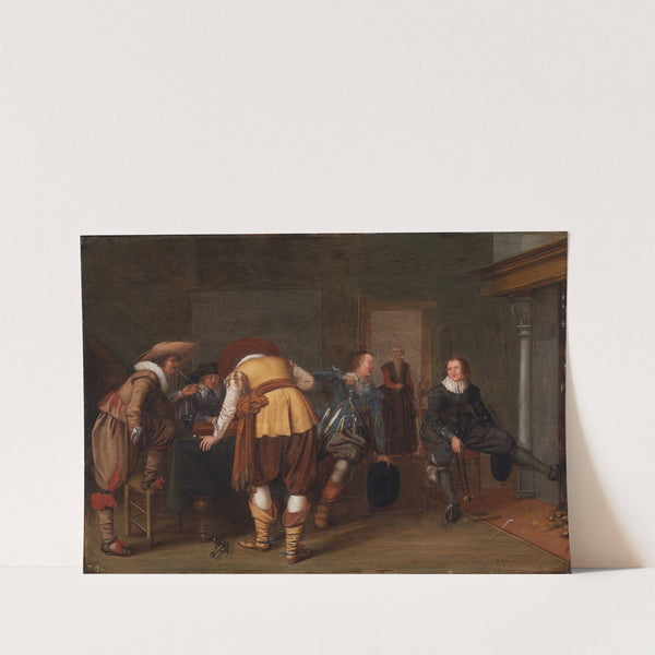 The Board Game Players by Pieter Symonsz Potter