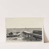 The boat at the bridge by Carl Bloch