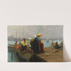 The Boat by Fausto Zonaro