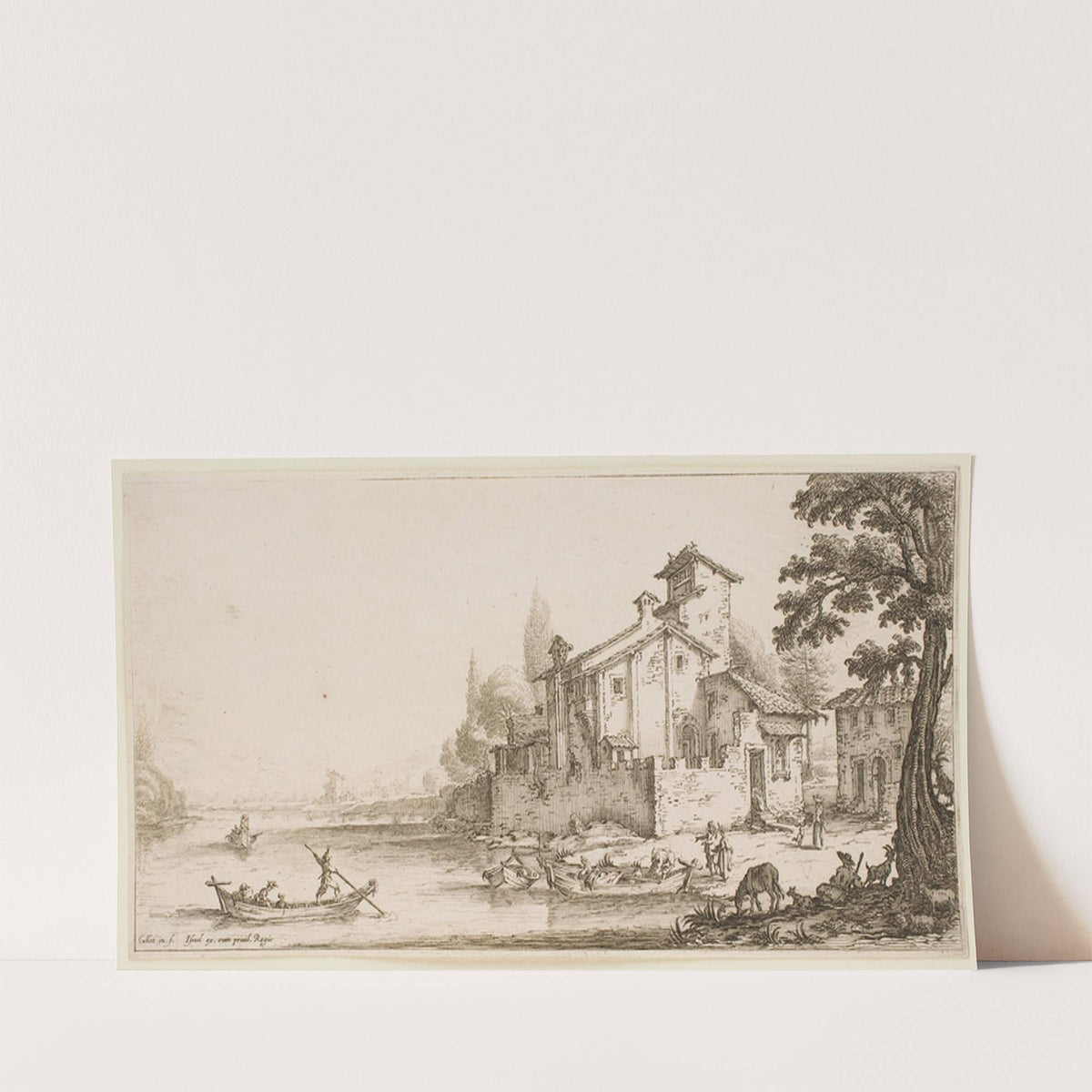 The Boat Ride (1630) by Jacques Callot