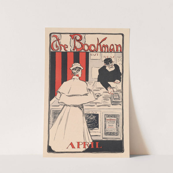 The Bookman, April (1896) by James Montgomery Flagg