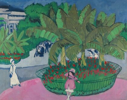 The Bosquet; Albertplatz In Dresden (1911.)