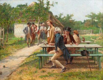 The boule players